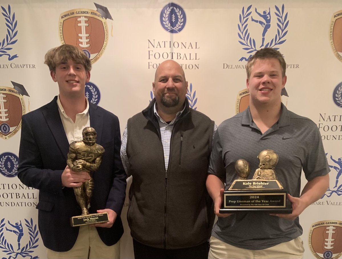 NFF Delaware Valley Chapter (@nffdelvalnj) on Twitter photo 12th Man TD Club presented the Prep Player and Lineman of the Year Awards last night. Another banner night for <a href="/Hun_Athletics/">Hun Athletics</a>
POY – Jack Moran <a href="/Jackmoran_15/">Jack Moran</a>
LOY – Kole Briehler <a href="/briehler/">Kole Briehler 2025</a>
12thmanTDClub.com
<a href="/SportsTrenton/">Trentonian Sports</a> <a href="/HSSportsNJ/">NJ.com HS Sports</a> <a href="/Red_Zone75/">Todd Smith</a> 12th Man TD Club presented the Prep Player and Lineman of the Year Awards last night. Another banner night for <a href="/Hun_Athletics/">Hun Athletics</a>
POY – Jack Moran <a href="/Jackmoran_15/">Jack Moran</a>
LOY – Kole Briehler <a href="/briehler/">Kole Briehler 2025</a>
12thmanTDClub.com
<a href="/SportsTrenton/">Trentonian Sports</a> <a href="/HSSportsNJ/">NJ.com HS Sports</a> <a href="/Red_Zone75/">Todd Smith</a>
