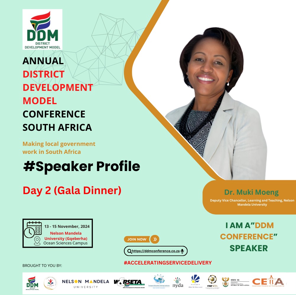 real_sacgra's tweet image. ✨ Tonight: Join us at The Tramways Building for the DDM Conference Gala Dinner at 7 PM! Featuring inspiring speakers like Ms. Stella Ndabeni, Dr. Muki Moeng, and more. Let’s celebrate progress and partnerships! 
@MandelaUni
#DDMGalaDinner #DDMConference2024 #SACGRA
