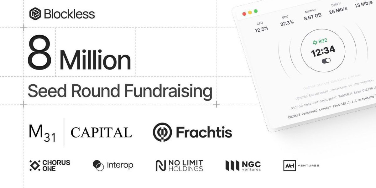 aminexton's tweet image. Blockless DePin Solana Extension @theblessnetwork 
Confirmed Airdrop🪂🪂 
• Raised: $8M 
• Costs: 💯 FREE 
• Potential: $2,000 
  TGE - Q1 2025

Link - bless.network/dashboard?ref=…
Follow The Step-By-Step Guide👇🧵 

#grass #memefi #Nodepay