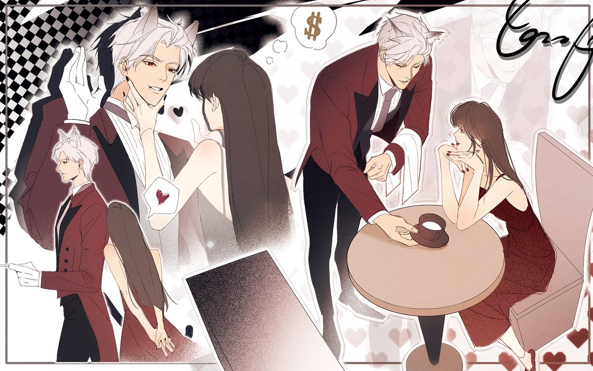 #恋与深空 #秦彻 #秦彻猫德守则      
年轻的猫猫侍应生遇到职场潜规则怎么破？大小姐看到 大小姐想要 大小姐必须得到！！！【彻子表面不愿意其实内心欢喜的很 嘻嘻】