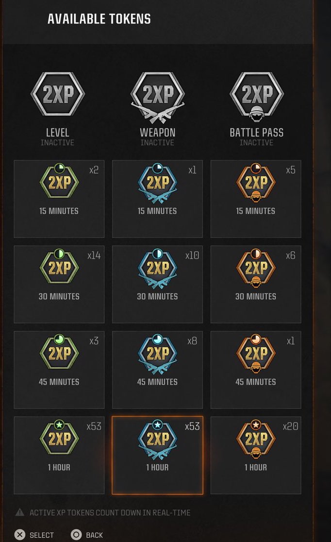 ModernWarzone's tweet photo. BREAKING: All unused  Double XP tokens from MW2, MW3 and Warzone have appeared in Black Ops 6 multiplayer and zombies after the Season 1 update. 

Via @charlieINTEL https://t.co/6yNGTgB9B3