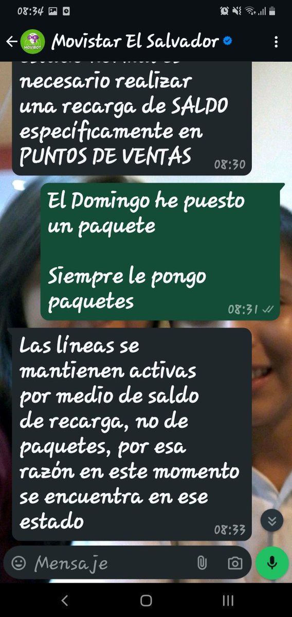 FerminJosse's tweet photo. @movistar_sv
@Defensoria_910
@SIGETSV

Ahora resulta que cuando a ellos les place cancelan líneas, solo porque sí...

El Domingo se a puesto un paquete!

Y ahora salen con lo que detallan en las capturas...

No sean sinvergüenzas @movistar_sv https://t.co/TFUVd4Xj9i