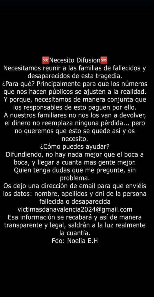 Necesitem que es sapiga la veritat.