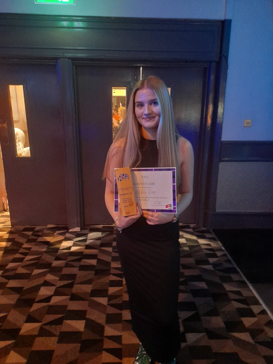 Congratulations to our <a href="/LinwoodHigh/">Linwood High School</a> Young Ambassador Abbie who collected her award for volunteering at the recent Renfrewshire Positive about Youth Awards. Well deserved Abbie !!