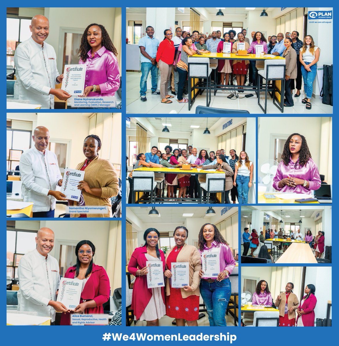 🌟 Empowering women’s leadership across our workplace

<a href="/PlanRwanda/">Plan International Rwanda</a> today celebrated the achievements of three female staff members who completed the 8-month 'Women’s Leadership Programme' - an initiative under <a href="/PlanMEESA/">Plan MEESA</a> aimed at nurturing potential women leaders and