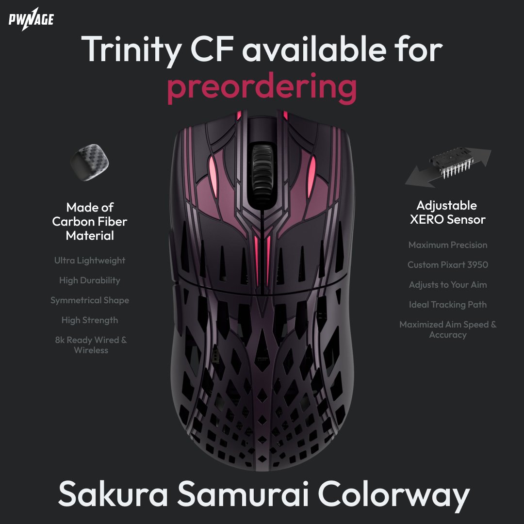 Pwnage Trinity CF Solid Sakura Samurai