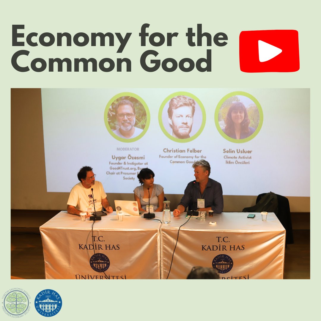 Let’s Recall What Happened at IPEC2024 on the Economy for the Common Good Parallel! 🌍

Now on Prosumer Economy Society’s YouTube Channel! 💚

Economy for the Common Good 👉🏻 youtube.com/watch?v=ht75VZ…

#IPEC2024 #ProsumerEconomy #EconomicTransformation #KadirHasUniversity