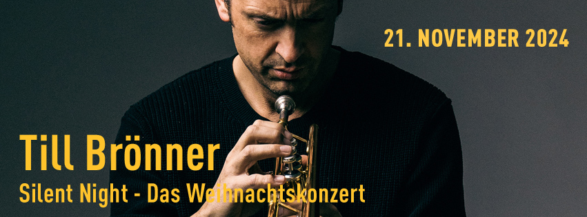 Till Brönner "Silent Night - Das Weihnachtskonzert" am 21.11. Als Deutschlands erfolgreichster Jazztrompeter der Geschichte hat TILL BRÖNNER sich längst in die Hall of Fame seines Genres gespielt: tinyurl.com/msrx44h4