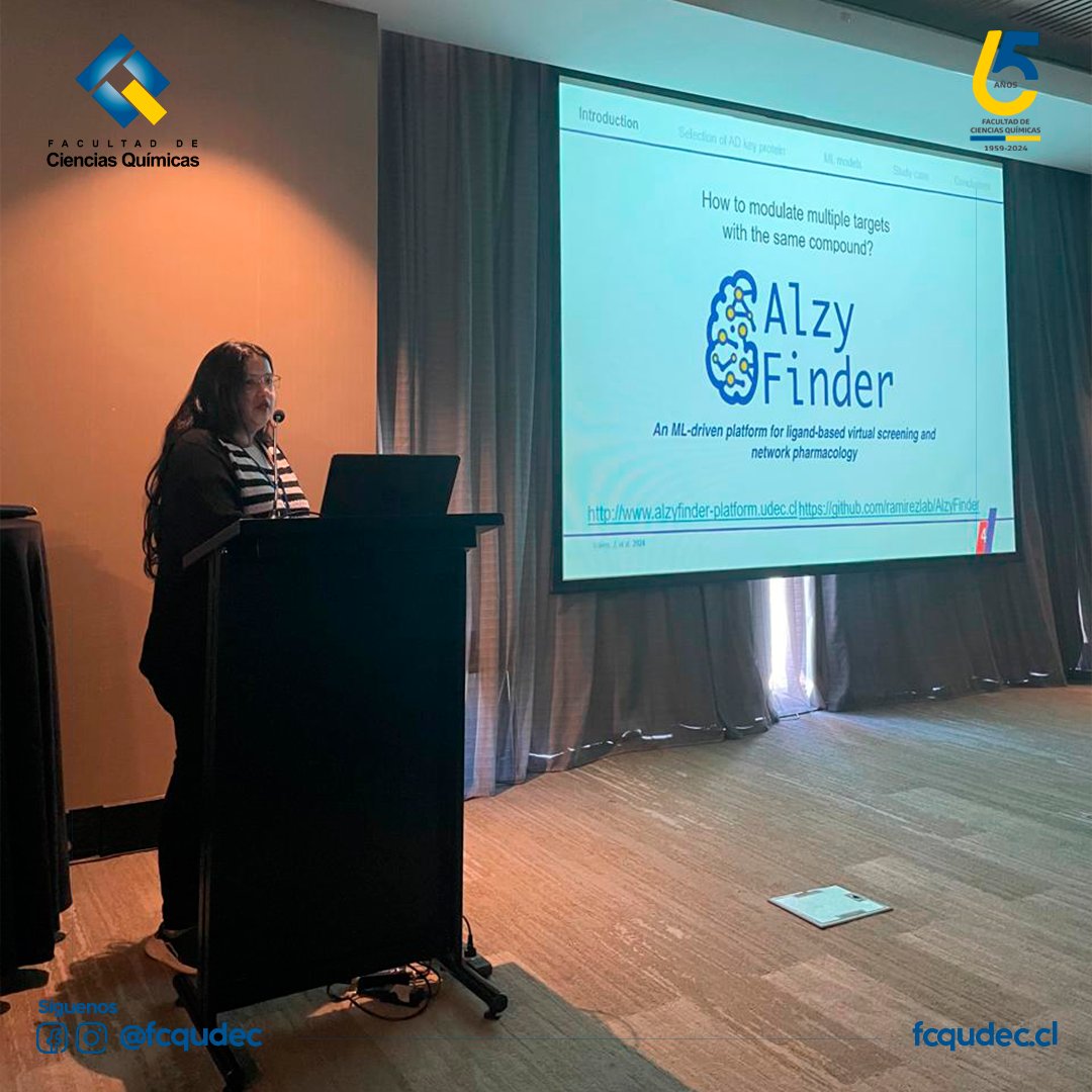 #fcq65años @sofarchi_oficial
🤳 Compartimos imágenes de la participación en el XLV Congreso Anual de la Sociedad de Farmacología de Chile (SOFARCHI) en Viña del Mar 🌊✨ de nuestros académicos y estudiantes del departamento de orgánica.