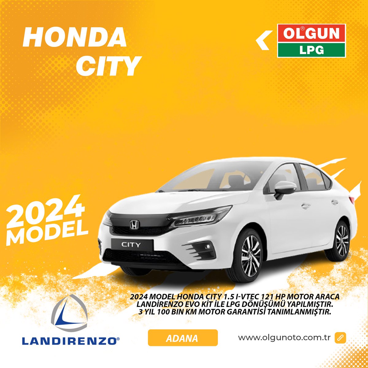 olgun_lpg's tweet photo. 📍Adana Şube - 2024 Model Honda City 1.5 i-VTEC 121 HP Motor Araca Landirenzo Evo Kit ile Lpg Dönüşümü Yapılmıştır. 3 Yıl 100 Bin Km Motor Garantisi Tanımlanmıştır.

💬DM üzerinden Aracınıza uygun Kiti bizlere sorup öğrenebilirsiniz

☎️İletişim : 444 1 574

#olgunlpg #honda #lpg https://t.co/rc40uyy26h