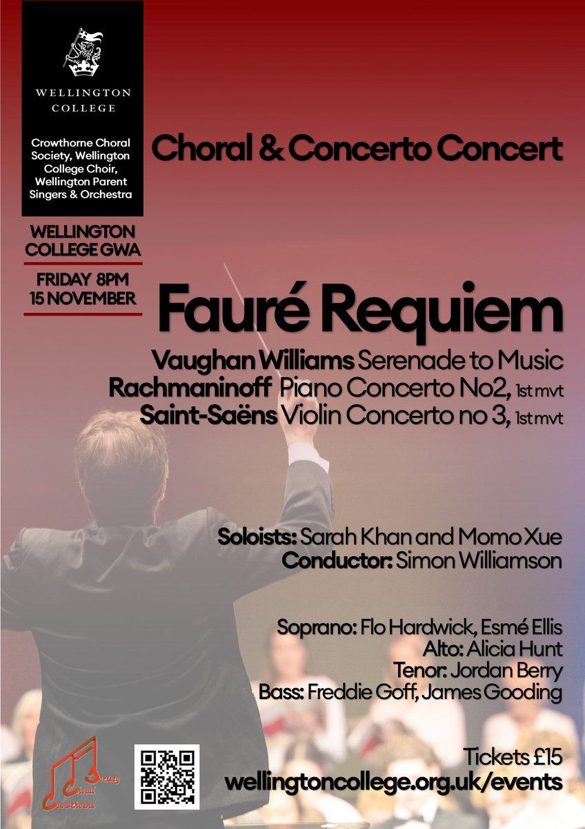 Wellington College Music (@welly_music) on Twitter photo There are still a few tickets remaining for tomorrow's Choral & Concerto Concert with <a href="/CrowthorneChor1/">Crowthorne Choral Society</a>. wellingtoncollege.org.uk/events There are still a few tickets remaining for tomorrow's Choral & Concerto Concert with <a href="/CrowthorneChor1/">Crowthorne Choral Society</a>. wellingtoncollege.org.uk/events