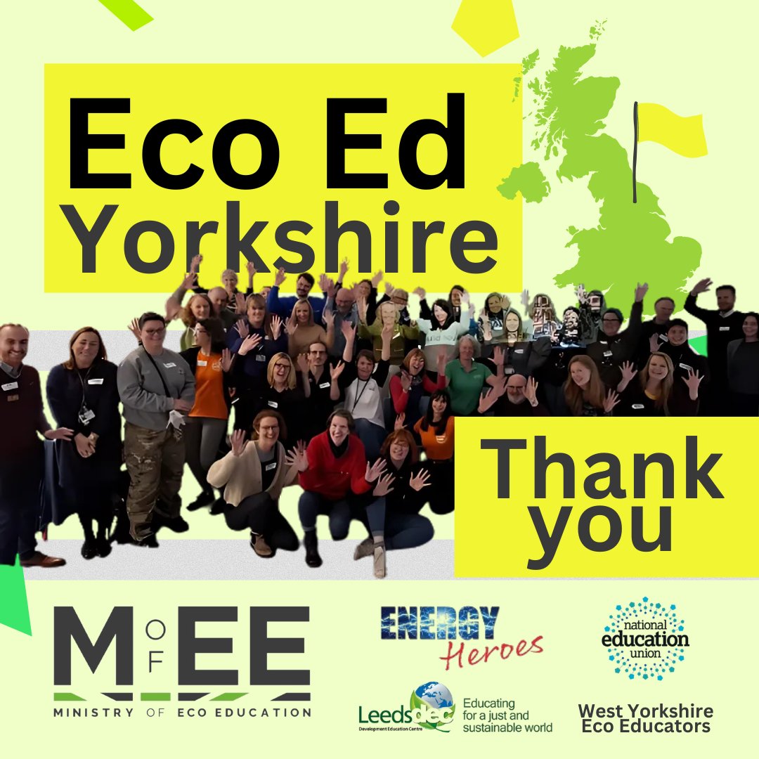 Ministry of Eco Education | sustainable schools (@ministryeco) on Twitter photo Thank you to everyone who made ECO ED YORKSHIRE such an awesome event!
<a href="/energyheroes1/">Energy Heroes</a> <a href="/fair_funky/">fairandfunky</a> <a href="/DECLeeds/">Leeds DEC</a> <a href="/RSPB_Learning/">RSPB Learning</a> <a href="/LetsGo_Zero/">Let's Go Zero | the zero carbon schools campaign</a> <a href="/NHM_London/">Natural History Museum</a> <a href="/HepworthGallery/">The Hepworth Wakefield</a> @merylbatchelder <a href="/TomblingHannah/">Hannah Tombling 💚</a> <a href="/NEUnion/">National Education Union</a> Thank you to everyone who made ECO ED YORKSHIRE such an awesome event!
<a href="/energyheroes1/">Energy Heroes</a> <a href="/fair_funky/">fairandfunky</a> <a href="/DECLeeds/">Leeds DEC</a> <a href="/RSPB_Learning/">RSPB Learning</a> <a href="/LetsGo_Zero/">Let's Go Zero | the zero carbon schools campaign</a> <a href="/NHM_London/">Natural History Museum</a> <a href="/HepworthGallery/">The Hepworth Wakefield</a> @merylbatchelder <a href="/TomblingHannah/">Hannah Tombling 💚</a> <a href="/NEUnion/">National Education Union</a>