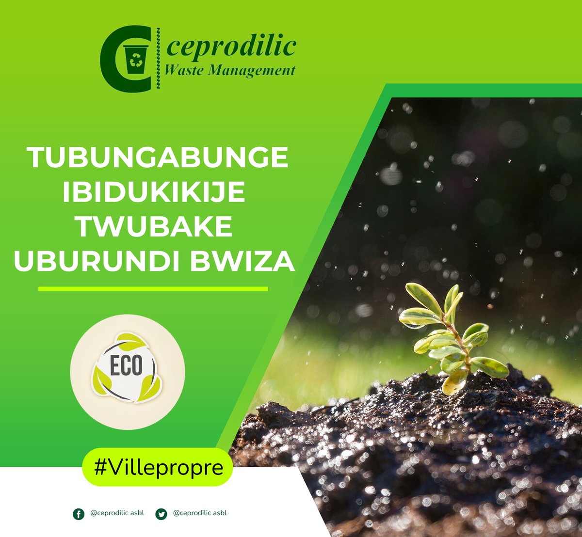 Tubungabunge ibidukijije, twubake u #Burundi bwiza

#villepropre #Bujumbura