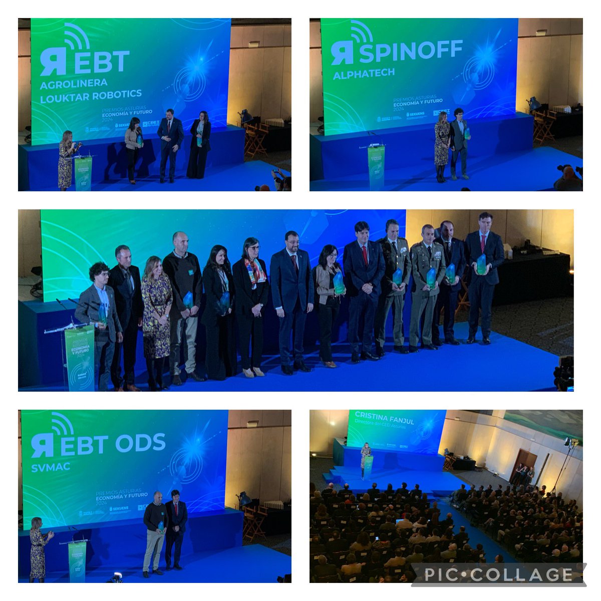 ceeiasturias's tweet image. Esta mañana hemos celebrado nuestros #PremiosRADAR2024 🏆 en el marco de los “Premios Asturias Economía y Futuro 2024”.

Enhorabuena a todos los participantes y a todos los ganadores!! 🙌😊 y en especial a #SVMAC,  #AlphaTech,  #Agrolinera y  #LoutkarRobotics 👏😉