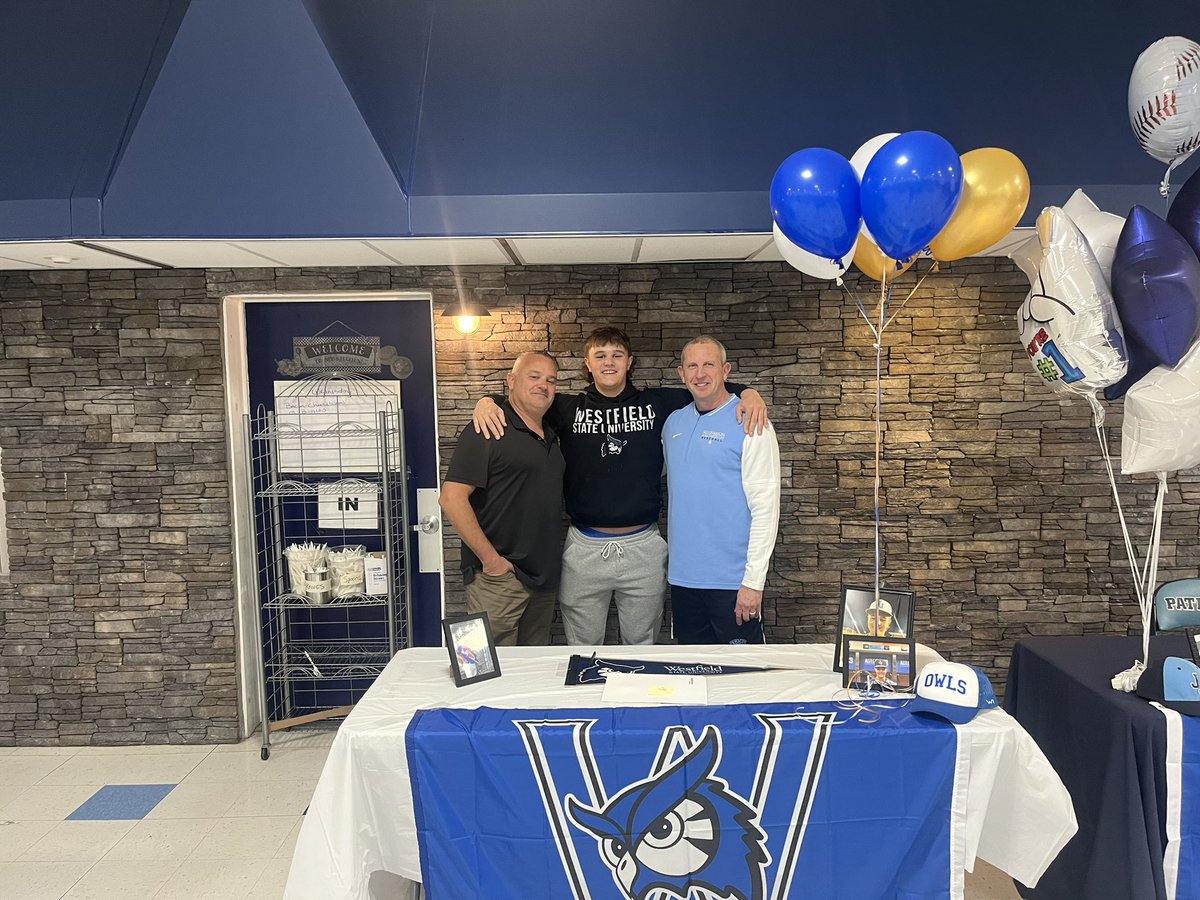 Congratulations to <a href="/cayden_ferris/">Cayden ferris</a> for his official commitment to <a href="/WSUOwlsBaseball/">Westfield State Baseball</a> ! Hard work and dedication has paid off we are so proud of you! You are getting old-school gritty baseball player! 
<a href="/WCSDEmpowers/">WCSDEmpowers</a> <a href="/JJEFAthletics/">JJPatriots</a> <a href="/PJSports/">Poughkeepsie Journal Sports</a> <a href="/KDJmedia1/">Kevin Devaney Jr.</a>