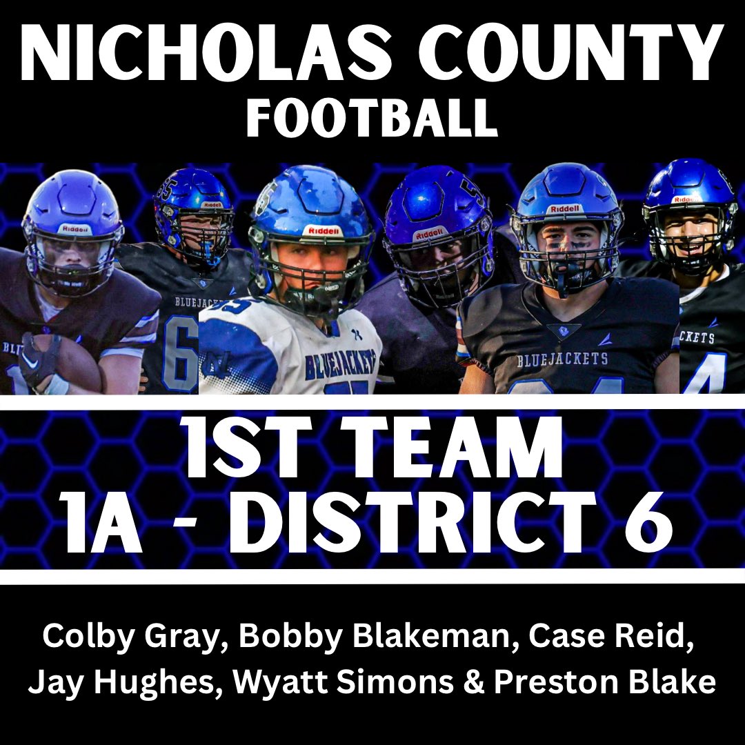 Congratulations to the players selected All District - Class 1A-District 6!