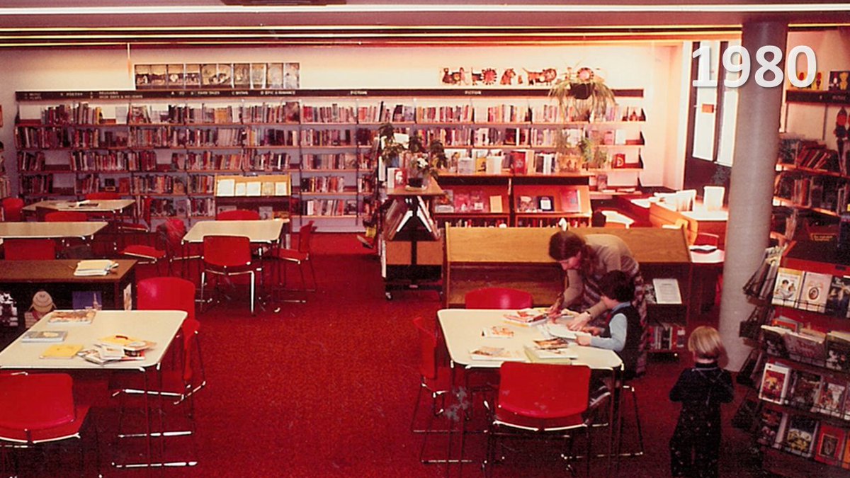 TPLBLGladstone's tweet photo. Throwback Thursday to the Bloor/Gladstone Library Children's Department in 1980! 📚✨ A glimpse into the past, where young readers discovered new worlds. #TBT #LibraryHistory #BloorGladstone https://t.co/KRuLHrMCkf