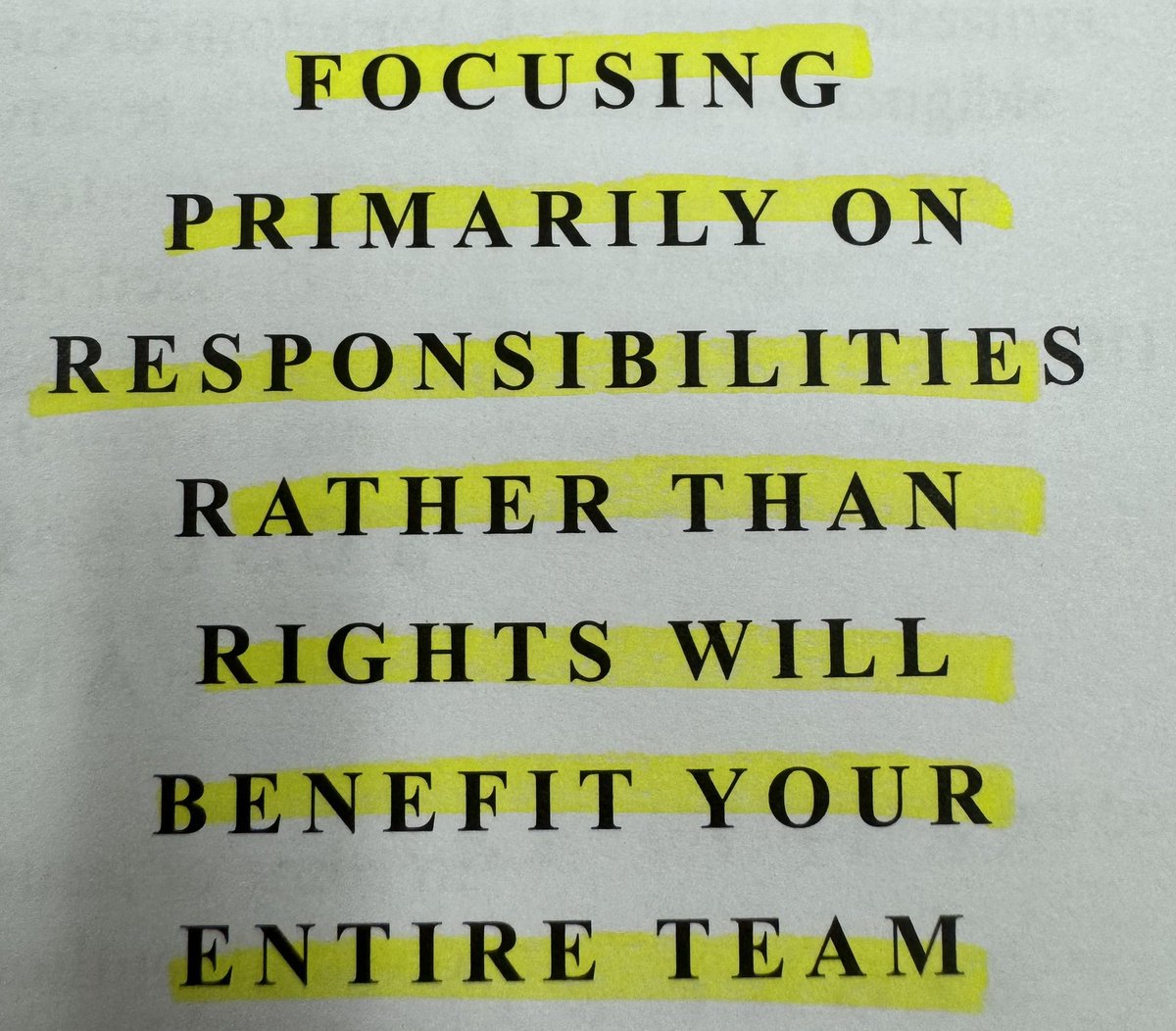 Incredible message this morning! As we move from a time of practices and games to a time of focusing on the future and what the 2025 teams will be, we should be inspired that we all have a valued role and responsibility. How we maximize that opportunity is what will separate us!