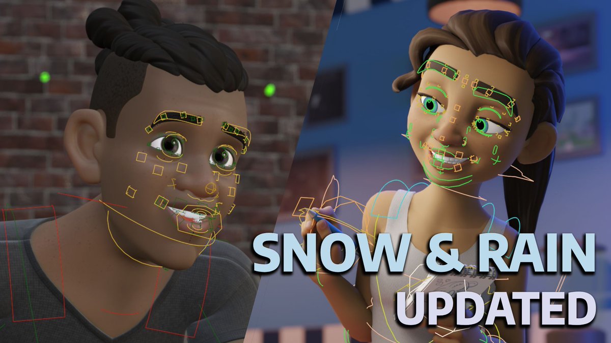 BlenderStudio_'s tweet image. The popular free character rigs, Snow and Rain, are now updated to Blender 4. Check out the files and the article for the details!
studio.blender.org/blog/snow-rain…

#b3d #rigging #BlenderStudio #3danimation