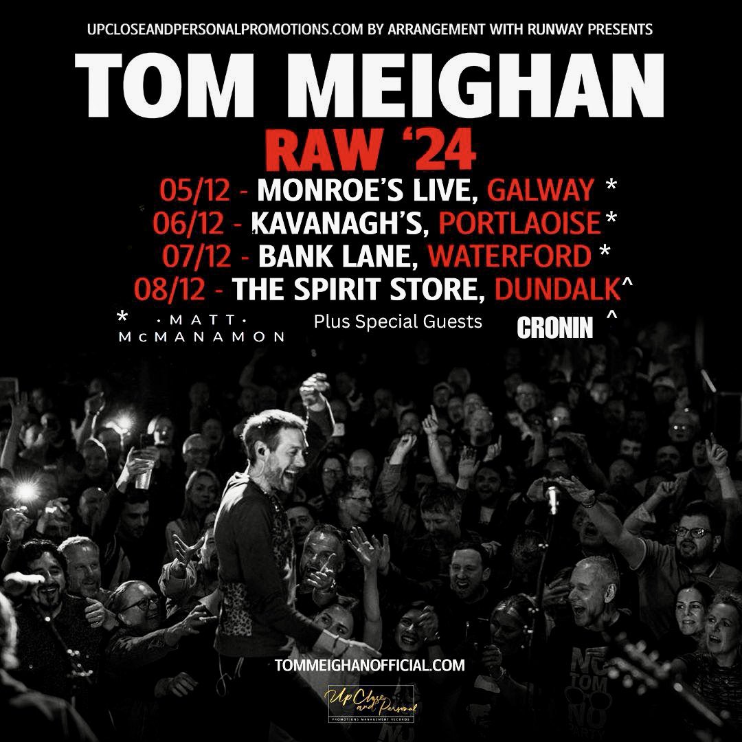 ๐ผ๐๐๐ ๐ผ๐๐ผ๐๐๐๐๐๐ ๐ผ๐๐๐๐ (@mattmcmanamon) on Twitter photo Happy to announce I will be opening up for my old friend & touring buddy <a href="/tommeighanHQ/">Tom Meighan</a> on his RAW '24 (Irish leg) TOUR. โฌ๏ธ Happy to announce I will be opening up for my old friend & touring buddy <a href="/tommeighanHQ/">Tom Meighan</a> on his RAW '24 (Irish leg) TOUR. โฌ๏ธ