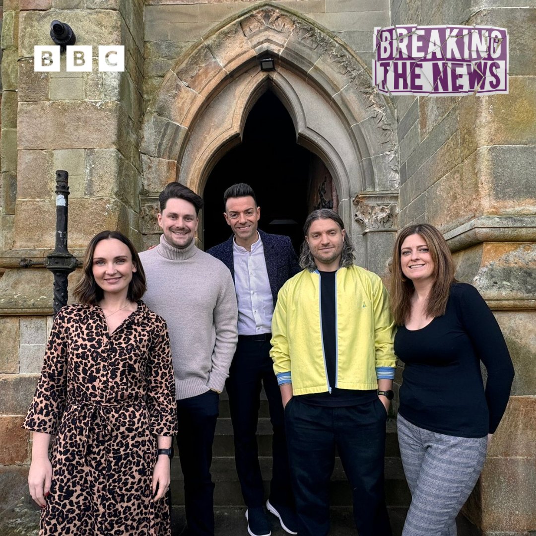Another fantastic lineup for #BreakingTheNews with <a href="/des_clarke/">Des Clarke</a> recorded this week in Glasgow 🗞️
<a href="/MarcJennings90/">Marc Jennings</a> 🪅
<a href="/DohertyDiona/">Diona Doherty</a> 🪅
#SusanRiddell 🪅
#LiamWithnail 🪅
Listen live Friday lunchtime <a href="/BBCRadioScot/">BBC Radio Scotland</a> 📻<a href="/BBCSounds/">BBC Sounds</a>🔊Subscribe now: bit.ly/4i06r2v