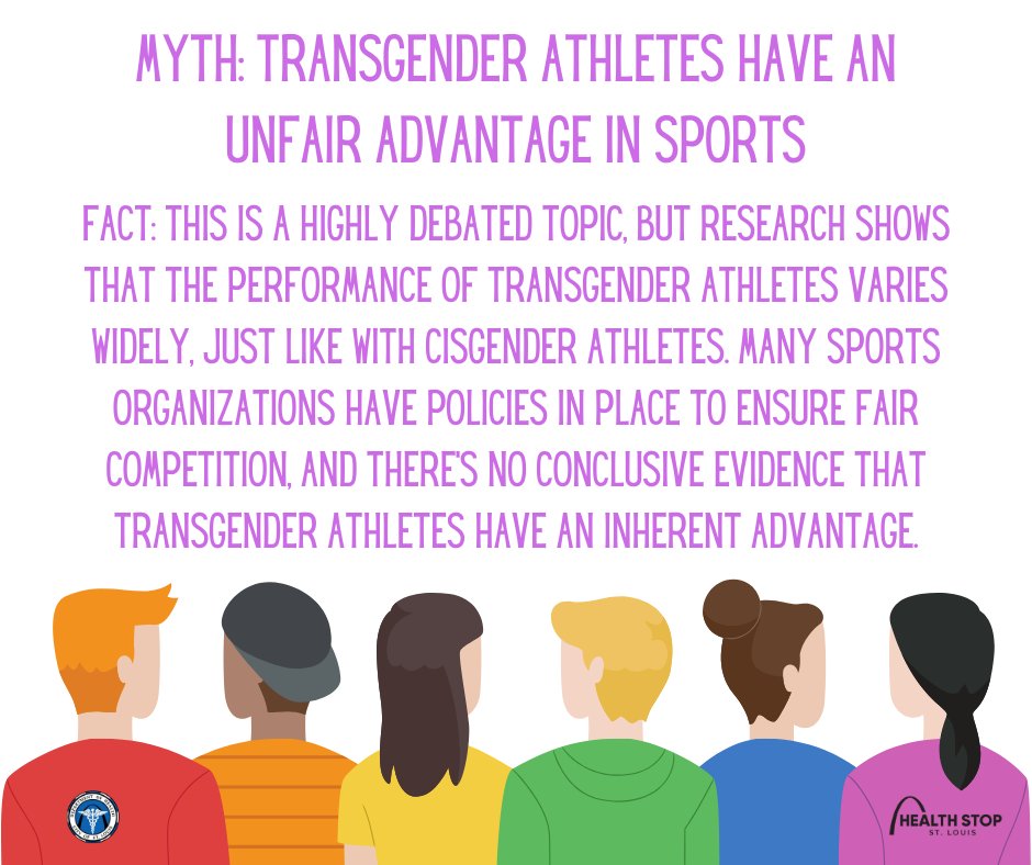 HealthStopSTL's tweet photo. It’s time to set the record straight! 🚫✨ Let’s bust some common myths about transgender identities and replace misconceptions with understanding. Everyone deserves to be recognized for who they are. 🏳️⚧️ #TransMythBusting #TransFacts #KnowledgeIsPower https://t.co/3Sgbf42zTT