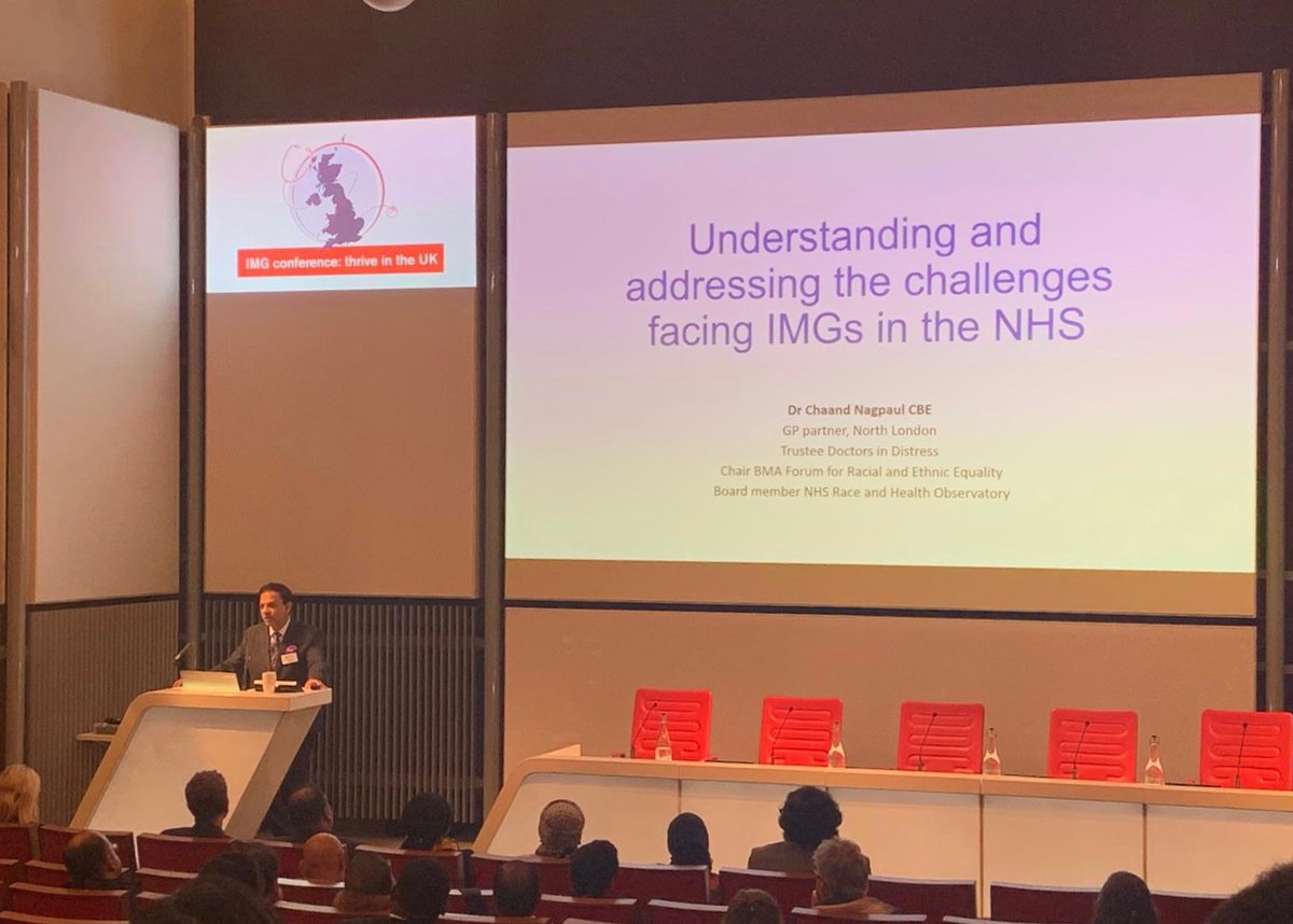 The MDU (@the_mdu) on Twitter photo Our final talk before our lived experience session and panel Q&A.
<a href="/CNagpaul/">Chaand Nagpaul</a> of <a href="/DoctorsDistress/">Doctors In Distress</a> is delivering a talk on the challenges IMGs can face to their wellbeing. Our final talk before our lived experience session and panel Q&A.
<a href="/CNagpaul/">Chaand Nagpaul</a> of <a href="/DoctorsDistress/">Doctors In Distress</a> is delivering a talk on the challenges IMGs can face to their wellbeing.