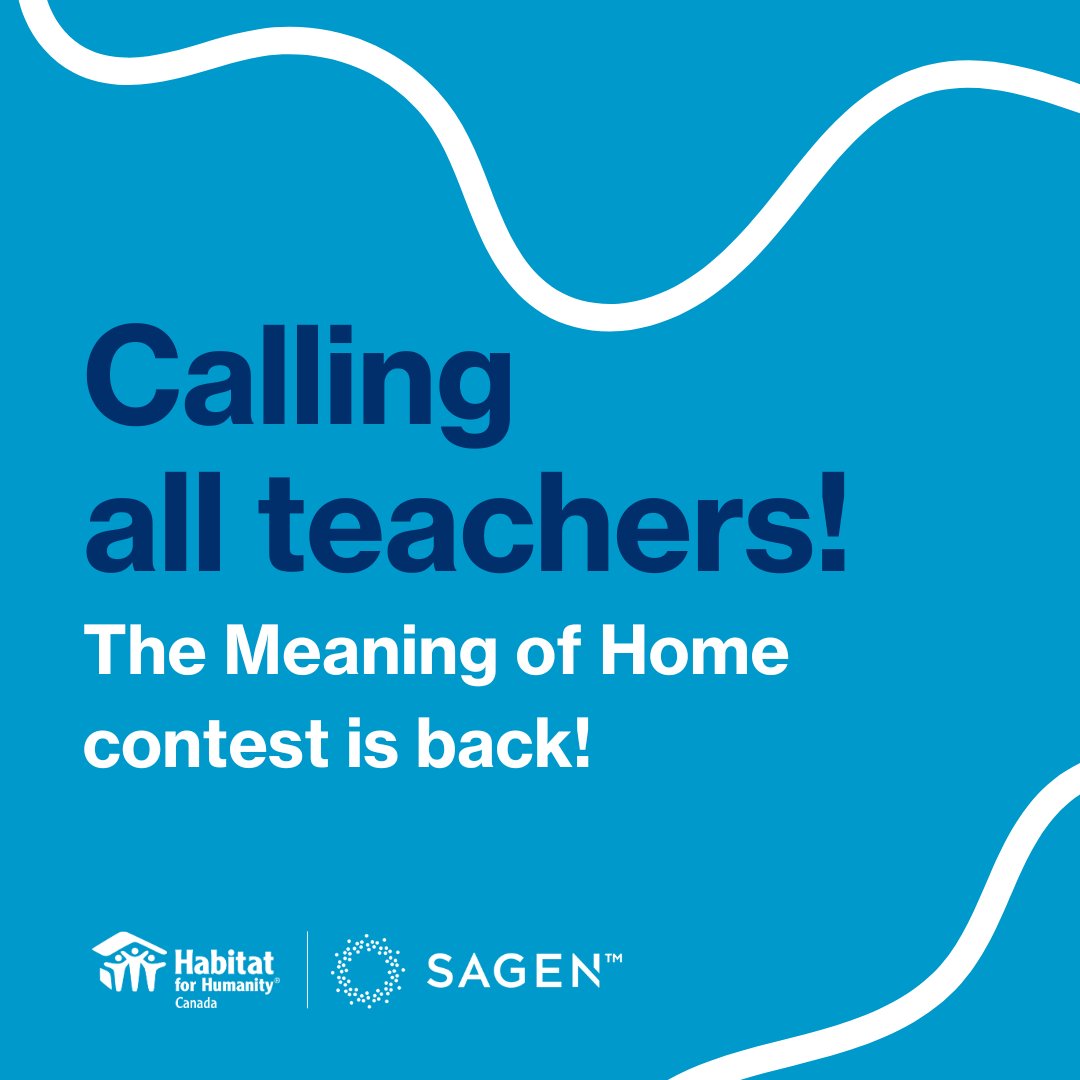 Teachers! The #MeaningofHome national writing contest is back with exciting prizes to be won! Students in grades 4-6 can enter this FREE contest by sharing what home means to them. Register your class now and get free lesson plans and resources. ow.ly/PoCU50TVykQ #teachers