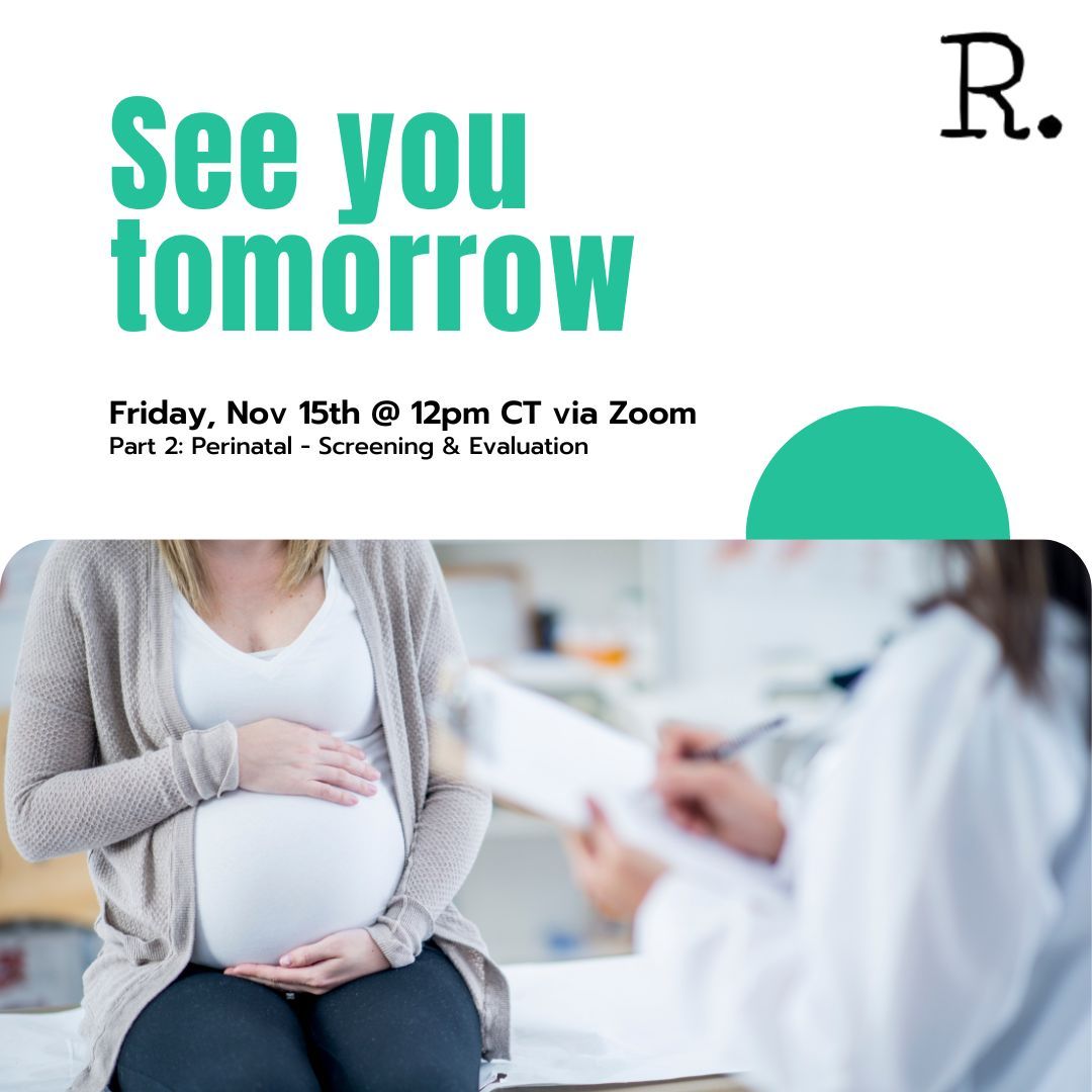 Katie O’Bright, PT, DPT, OCS (@redefineconed) on Twitter photo Join Dr. Kelsey Daniels PT, DPT for Part 2 in her Perinatal & Early Childhood course.
Held tomorrow, Fri Nov 15th @ 12pm CT via Zoom, it covers screening & evaluation considerations across the continuum
Sign Up: buff.ly/4eJyrog 
#peripartum #perinatal #pelvichealth #PT Join Dr. Kelsey Daniels PT, DPT for Part 2 in her Perinatal & Early Childhood course.
Held tomorrow, Fri Nov 15th @ 12pm CT via Zoom, it covers screening & evaluation considerations across the continuum
Sign Up: buff.ly/4eJyrog 
#peripartum #perinatal #pelvichealth #PT