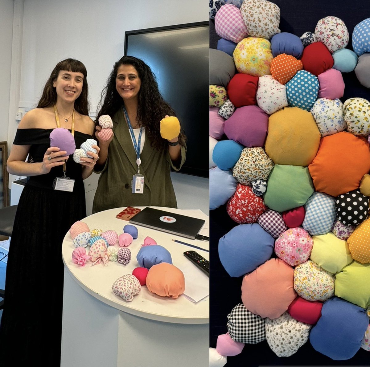 ISMonaco's tweet image. Honoured to work with fiber artist Sienna Martz this week! Students explored the Fiber Art Movement, studied inspiring artists, and created expressive abstract pieces with fabrics and fibers. Thrilled with their creativity and skills! 🎉🖌️

#fiberart #artwork #visitingartist