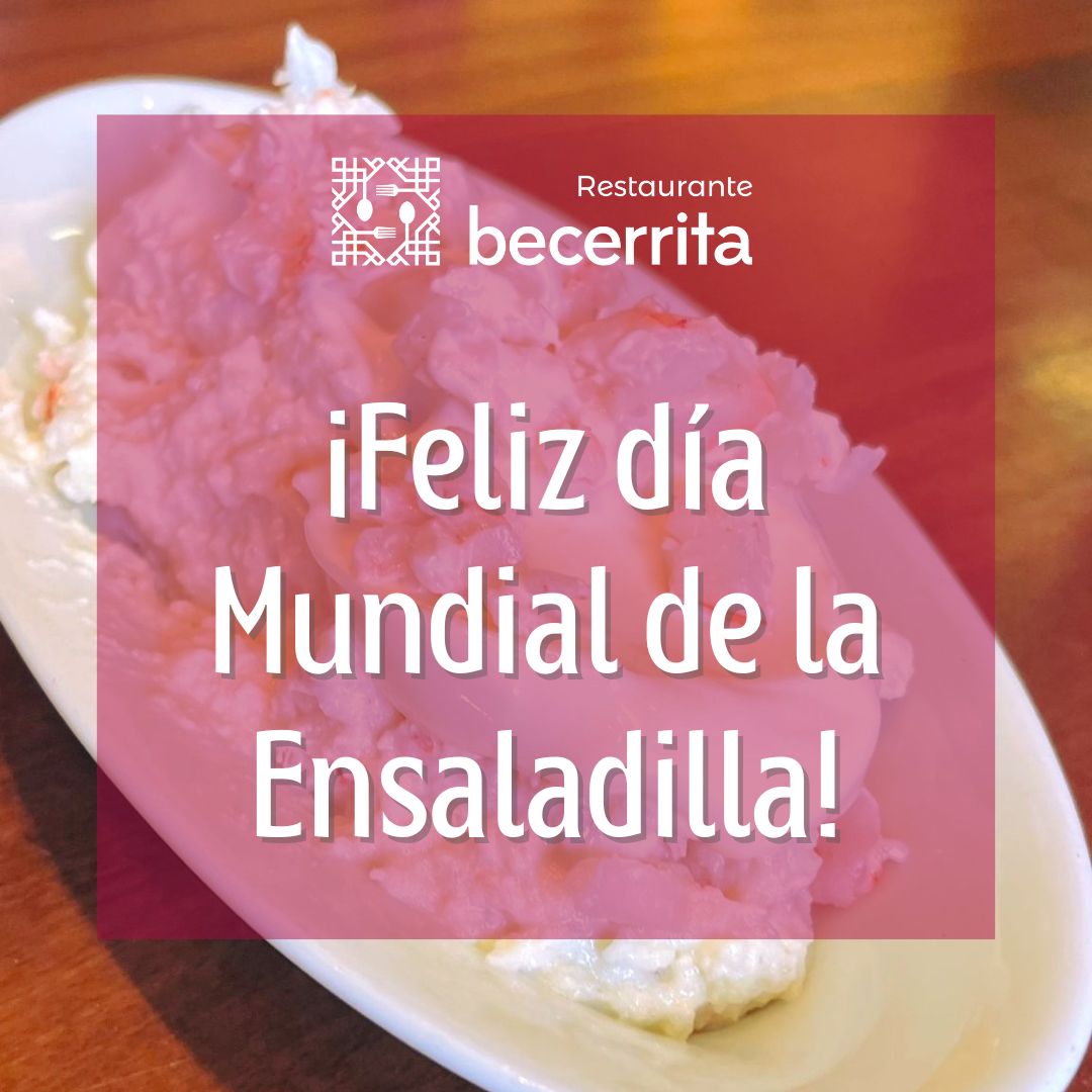 Rbecerrita's tweet image. ¡Feliz Día Mundial de la Ensaladilla!❤
@EnsaladillaODER
🔴 Restaurante Becerrita
☎️ Reservas: 954 412 057
📌 becerrita.com
#DíaMundialDeLaEnsaladilla #EnsaladillaODER #ODER #SiempreDeFrente #Becerrita #restaurante #Sevilla #comerenSevilla