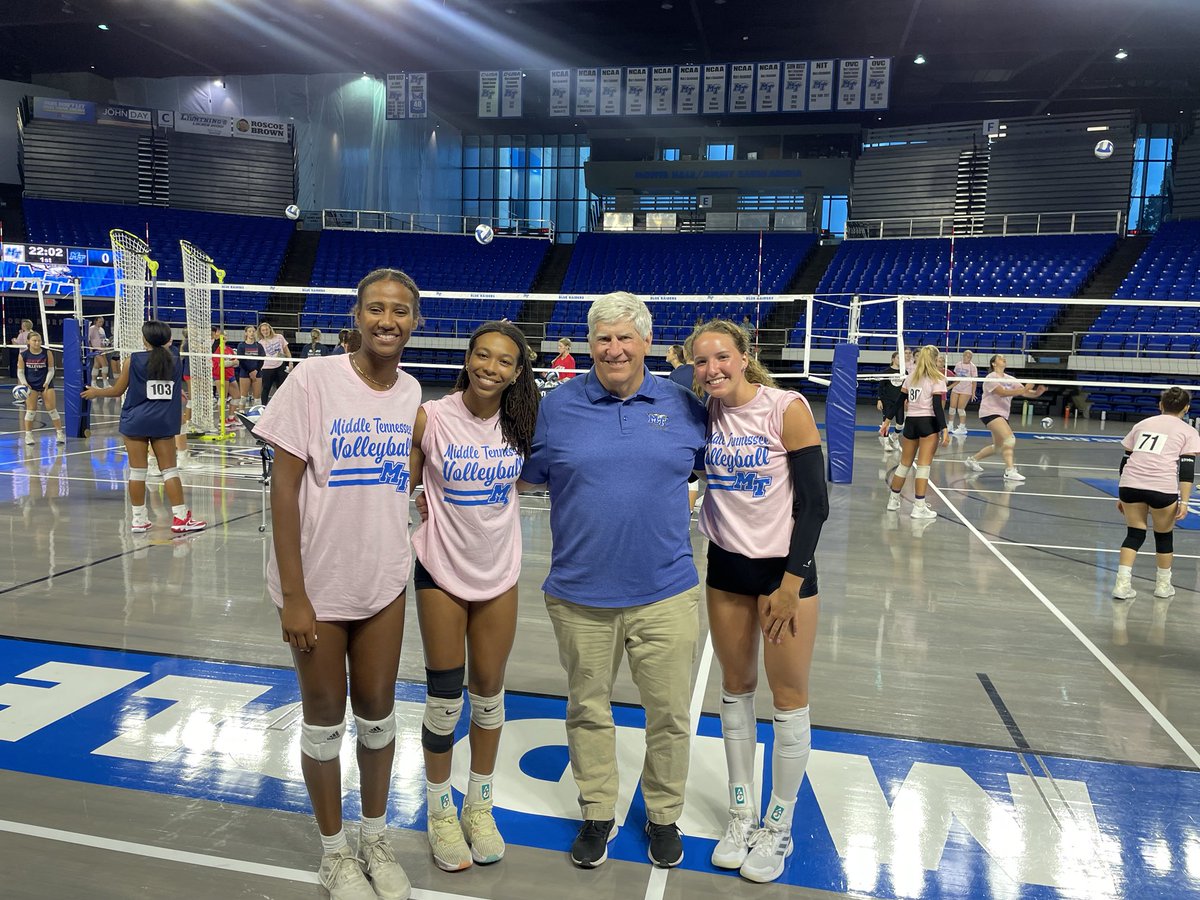 Chris Massaro (@chrismassaroad) on Twitter photo One of the great joys of my job is to meet many of our prospective student athletes. Yesterday was signing day and all three in this picture are now Blue Raiders! Welcome!! โฆ<a href="/MT_Volleyball/">Middle Tennessee Volleyball</a>โฉ One of the great joys of my job is to meet many of our prospective student athletes. Yesterday was signing day and all three in this picture are now Blue Raiders! Welcome!! โฆ<a href="/MT_Volleyball/">Middle Tennessee Volleyball</a>โฉ
