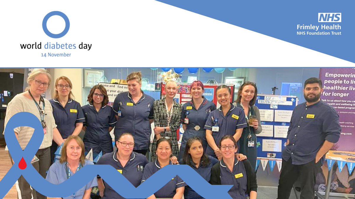 #WorldDiabetesDay 💙
"I cannot sing the praises of the #FrimleyHealth diabetes team enough - they've helped me through huge challenges &amp; given me tools to look after myself. They're so understanding of the reality of living a #DiabetesLife."  
- Laura, diabetes patient