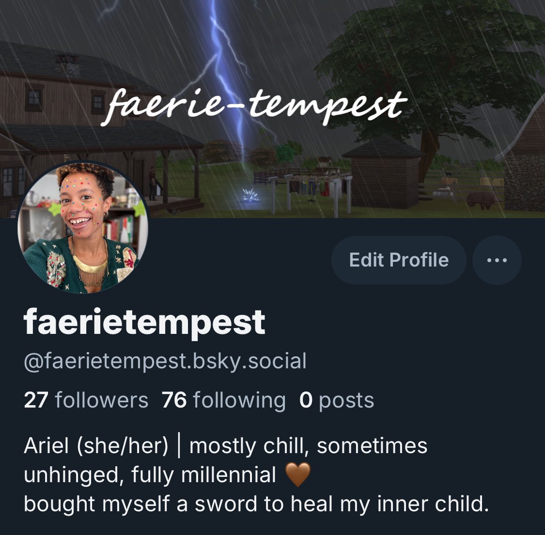 I will be on the 💙☁️ app from here on out