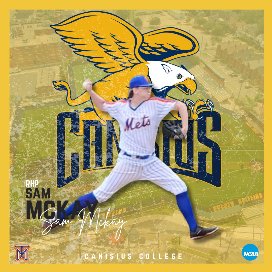 Congratulations to 2025 RHP Sam McKay on his commitment to Canisius College in Buffalo, NY. 

<a href="/SamMcKayy41/">Sam McKay</a> 
<a href="/GriffsBaseball/">Canisius Baseball</a>