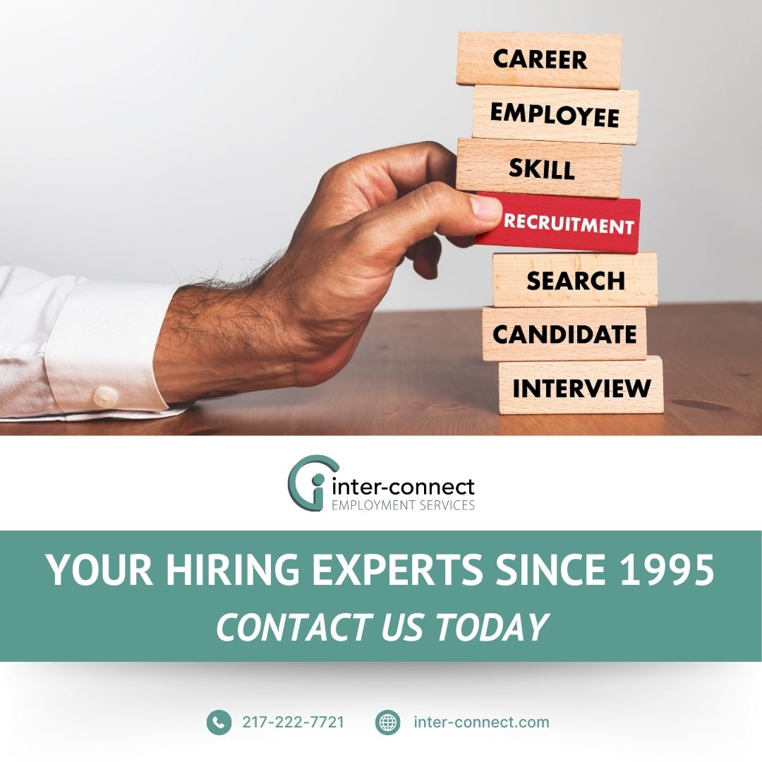 InterConnectEmp's tweet image. Our mission is simple: to positively impact careers and empower companies through sustainable, high-quality staffing solutions. Partner with a team that values your success as much as you do. 💼 nsl.ink/eqzA

#TrustedExperience #InterConnectDifference #QuincyHiring