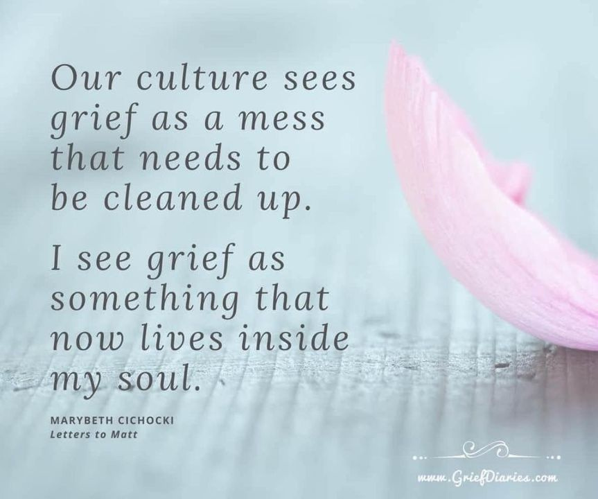 Grief is part of life and we cannot remove it
#griefcounseling