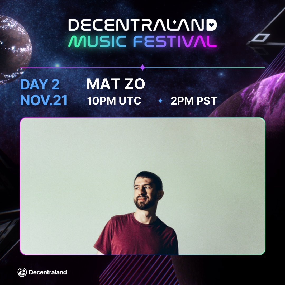 Decentraland tweet media