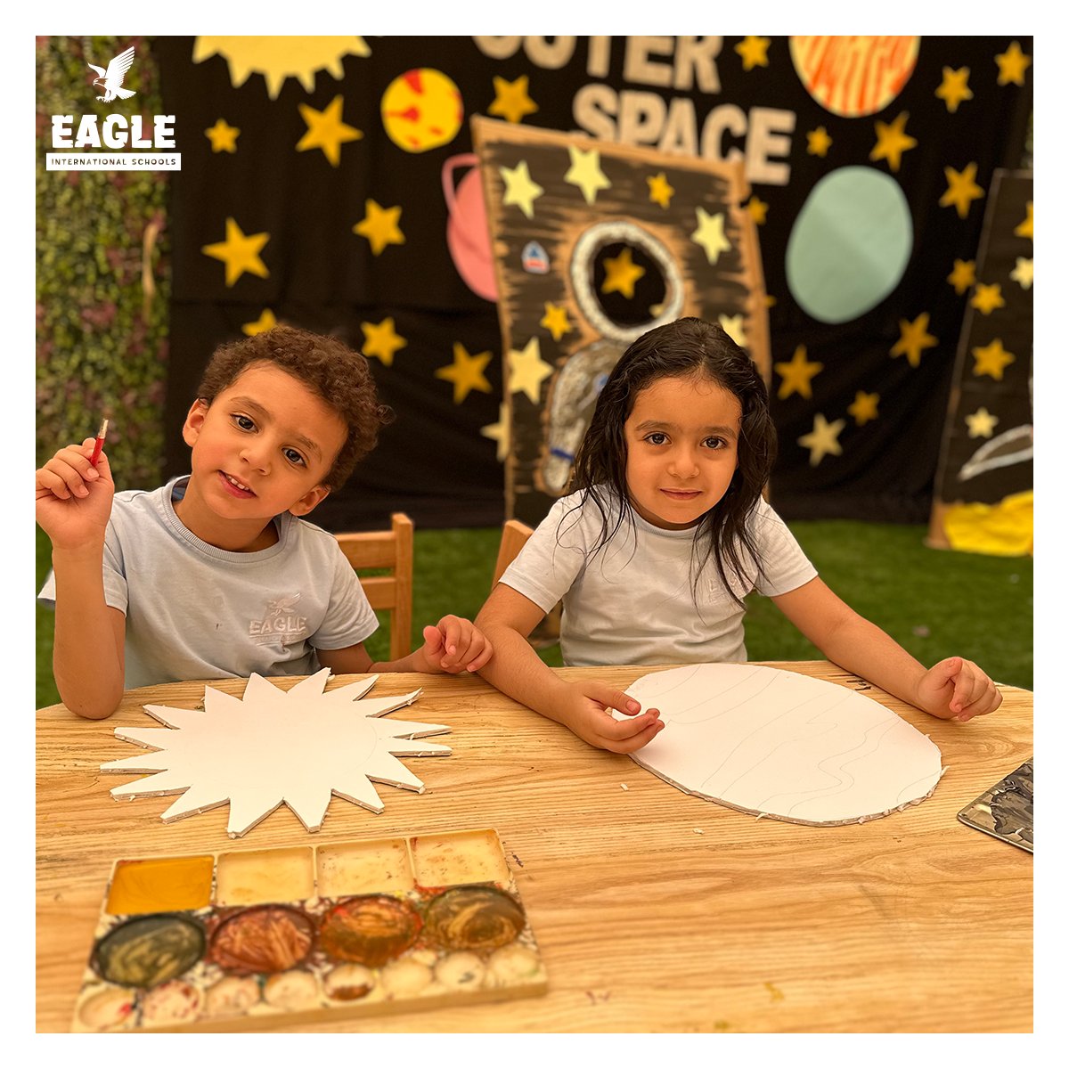 EagleIntlSchool's tweet image. &quot;Blasting off to new adventures! 🚀 Our little astronauts had a fantastic time exploring the wonders of space during our exciting space activity day! 🌌✨
 #EagleInternationalSchools #SpaceActivity #LearningThroughPlay #YoungExplorers  #GlobalLearning #Language #academy…