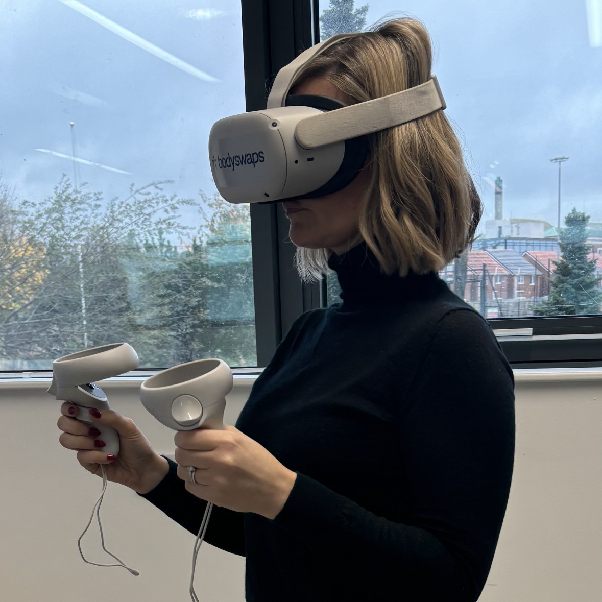 Wrexham University (@wrexhamuni) on Twitter photo 🏥 Our Level 4 Occupational Therapy students recently participated in an exciting trial of the Bodyswaps VR training platform, where they explored real-world communication skills through an immersive module on person-centered empathy. 🏥 Our Level 4 Occupational Therapy students recently participated in an exciting trial of the Bodyswaps VR training platform, where they explored real-world communication skills through an immersive module on person-centered empathy.
