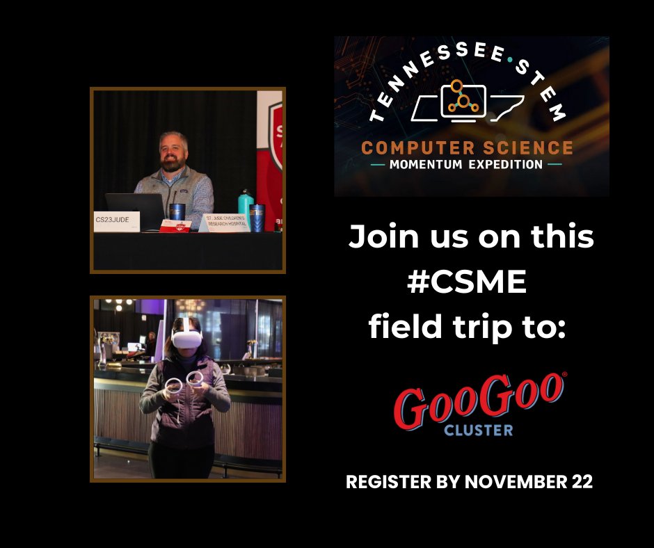 Get a behind-the-scenes tour at <a href="/GooGooClusters/">Goo Goo Cluster</a>  during CSME! Discover how tech sweetens production at Nashville’s iconic candy factory. Join us Dec 4—register by Nov 22!: registration.socio.events/e/csme2024 

Cc: @TDOE, <a href="/GovBillLee/">Gov. Bill Lee</a>