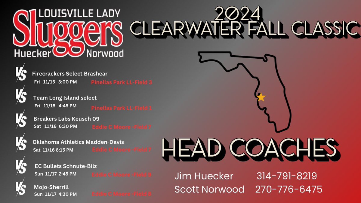 Can’t wait for this weekend in Clearwater!!
