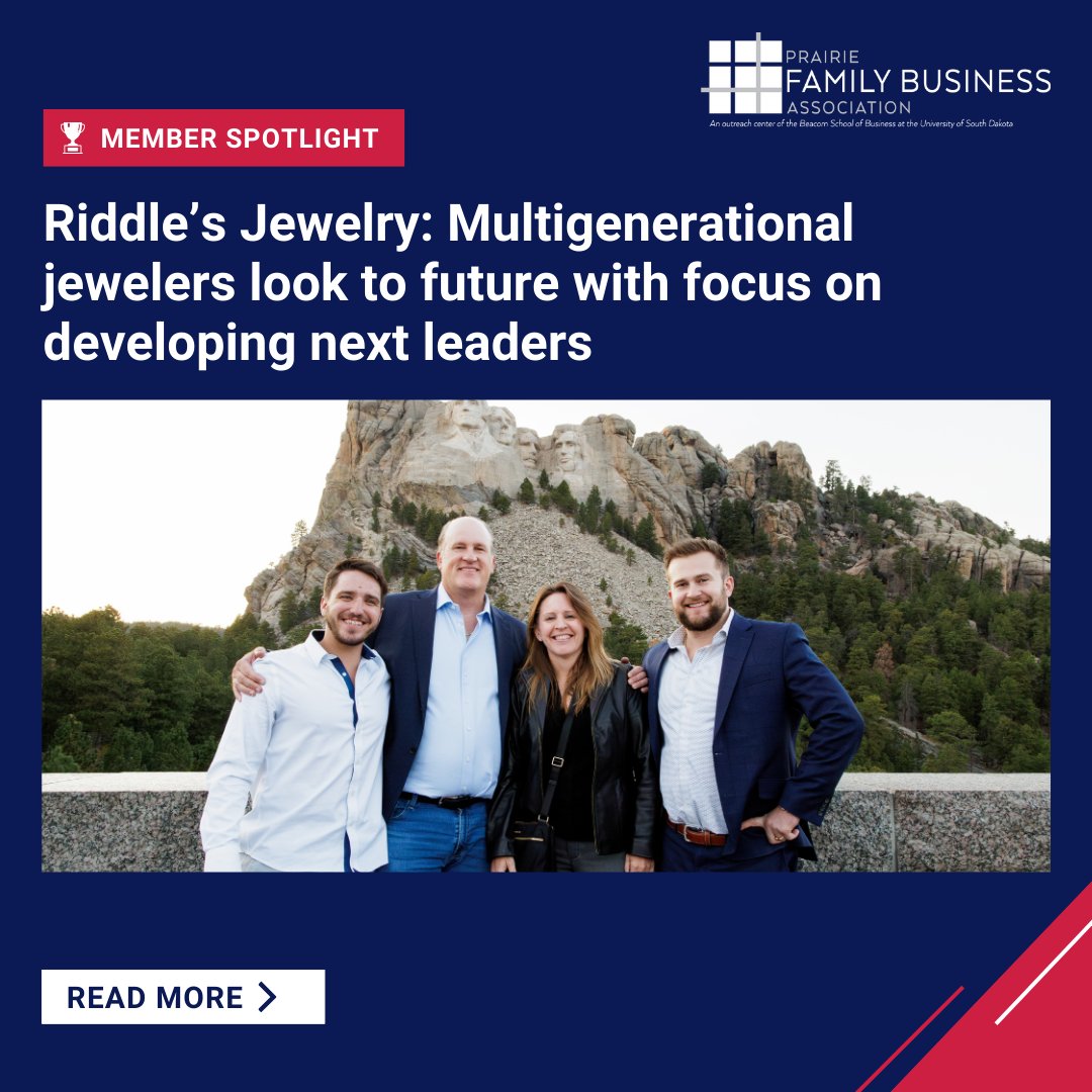 With over 70 @ Riddle’s Jewelry locations across 10 states, they’ve created a legacy supporting 1,200 jewelers and crafting diamonds, gemstones, and Black Hills gold. Learn more about their story and the role PFBA has played in their journey: bit.ly/4fOhmdH