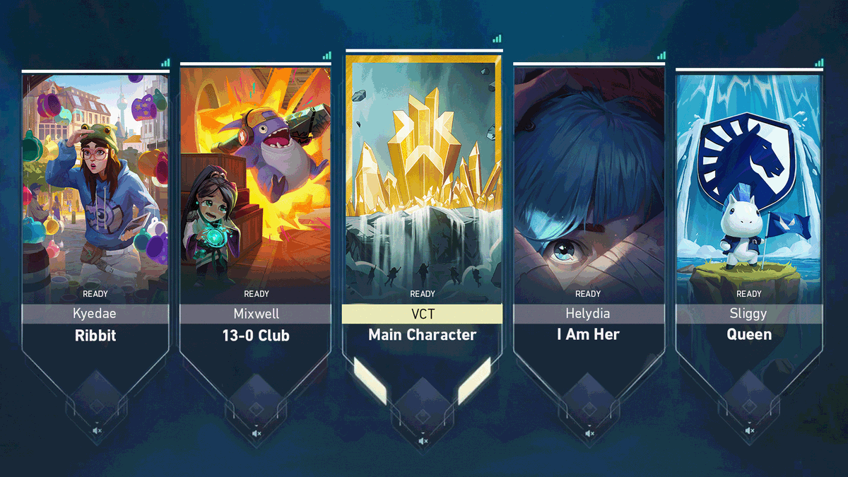 VALORANT's tweet photo. meet your co-streamers and earn these titles during #VCTGameChangers Championship weekend Nov. 15-17 https://t.co/a50iQl1trn