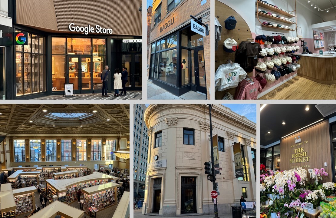 What's new in Chicago? Join us for a rundown of over 10 recent retail arrivals to the city, including the Google Store, Baggu, Barnes &amp; Noble, and more. Contact us to learn about our custom Study Tour services. bit.ly/40Merxx