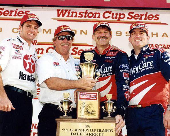 DaleJarrett's tweet image. Today marks the 25th Anniversary of the 1999 @NASCAR Championship. @Yates_Doug @FordPerformance