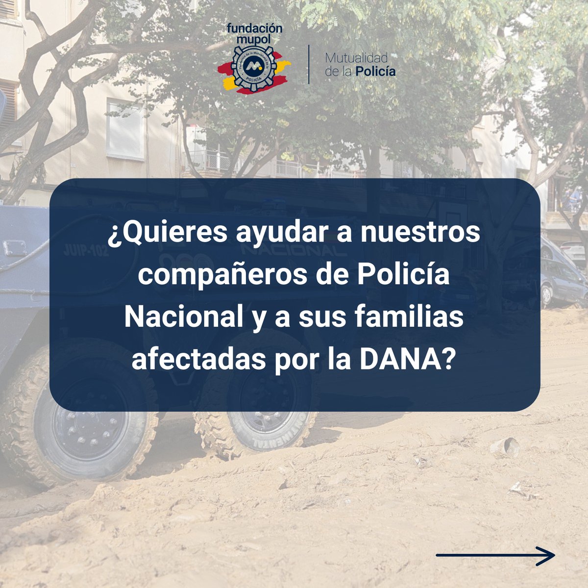 polimupol's tweet photo. En la #FundaciónMupol hemos puesto en marcha una segunda iniciativa para ayudar a los compañeros que, desgraciadamente, lo han perdido todo tras el paso del grave temporal (#Dana) por la #ComunidadValenciana. https://t.co/YMjrY5hlLF