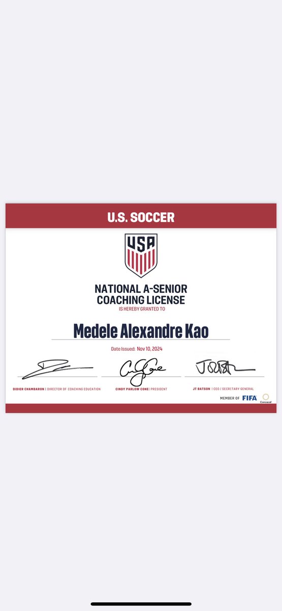 alextogomasta's tweet photo. What a year it has been for me and the organization @MDBobcatsFC. Thank you to my instructors and classmates for an incredible experience. My personal growth on this journey served our team this year. I am grateful to our club leadership, staff and players for their support! https://t.co/uxZ5EBQ9tz
