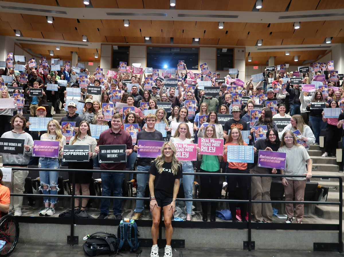 Last night, I spoke to ~400 students at Oklahoma State University, and we had to turn away hundreds more due to fire code restrictions. 

I’m so encouraged by Gen Z—they’ve had enough of the lies they’ve been fed. Gen Z will help save America.