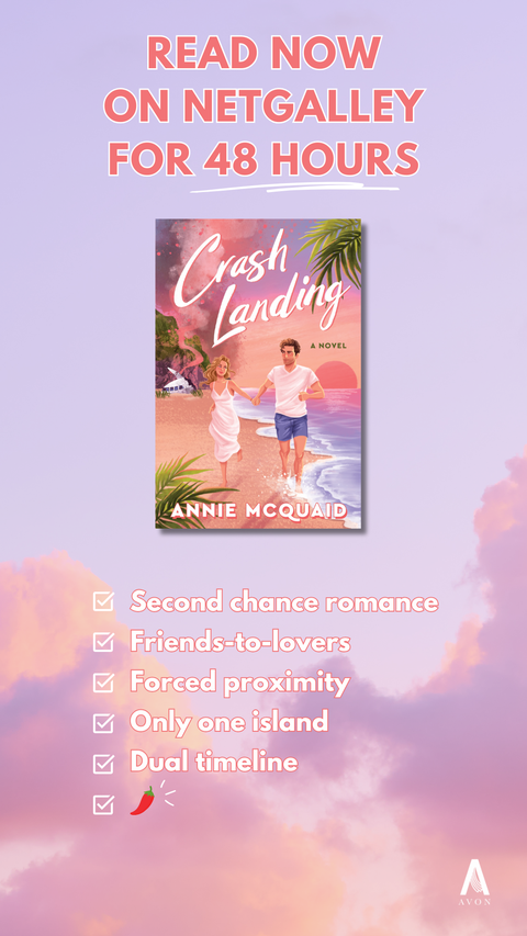 CRASH LANDING is Read Now on NetGalley for 24 more hours! Go download it now if you like:
💕Second chance romance
🏝️Forced proximity (only one island)
🥰Low steam but lots of angst
😍Friends to lovers
netgalley.com/catalog/book/4…
#romancebooks #readingromance #arc #WritingCommunity